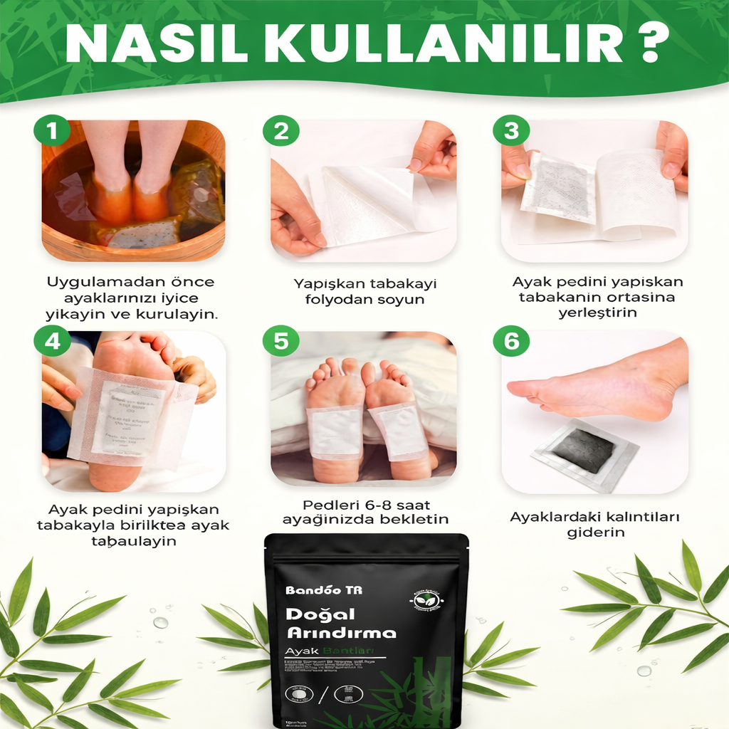 Detokslab™ Doğal Ayak Bandı